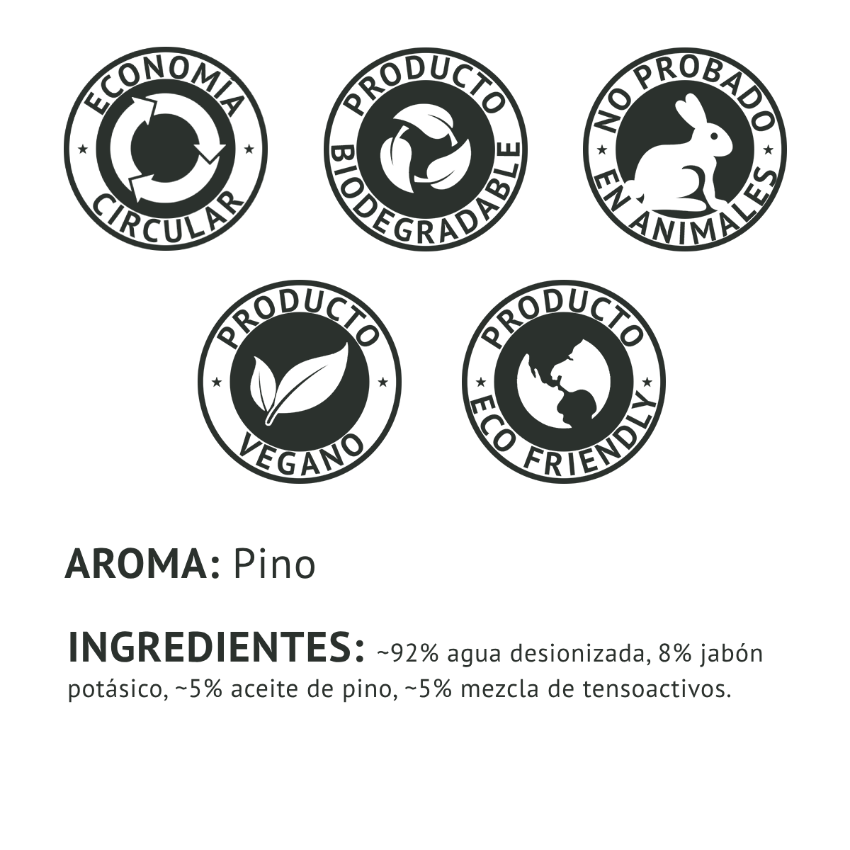 Limpia Pisos/Multiusos Pino Zero Waste