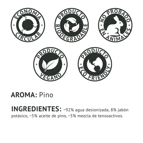 Limpia Pisos/Multiusos Pino Zero Waste